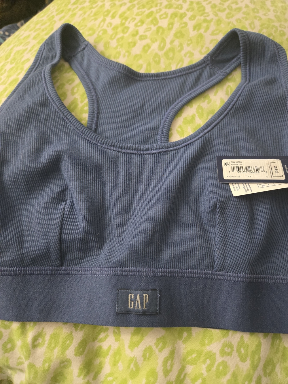 NWT Gap Body Cotton Rib Bralette